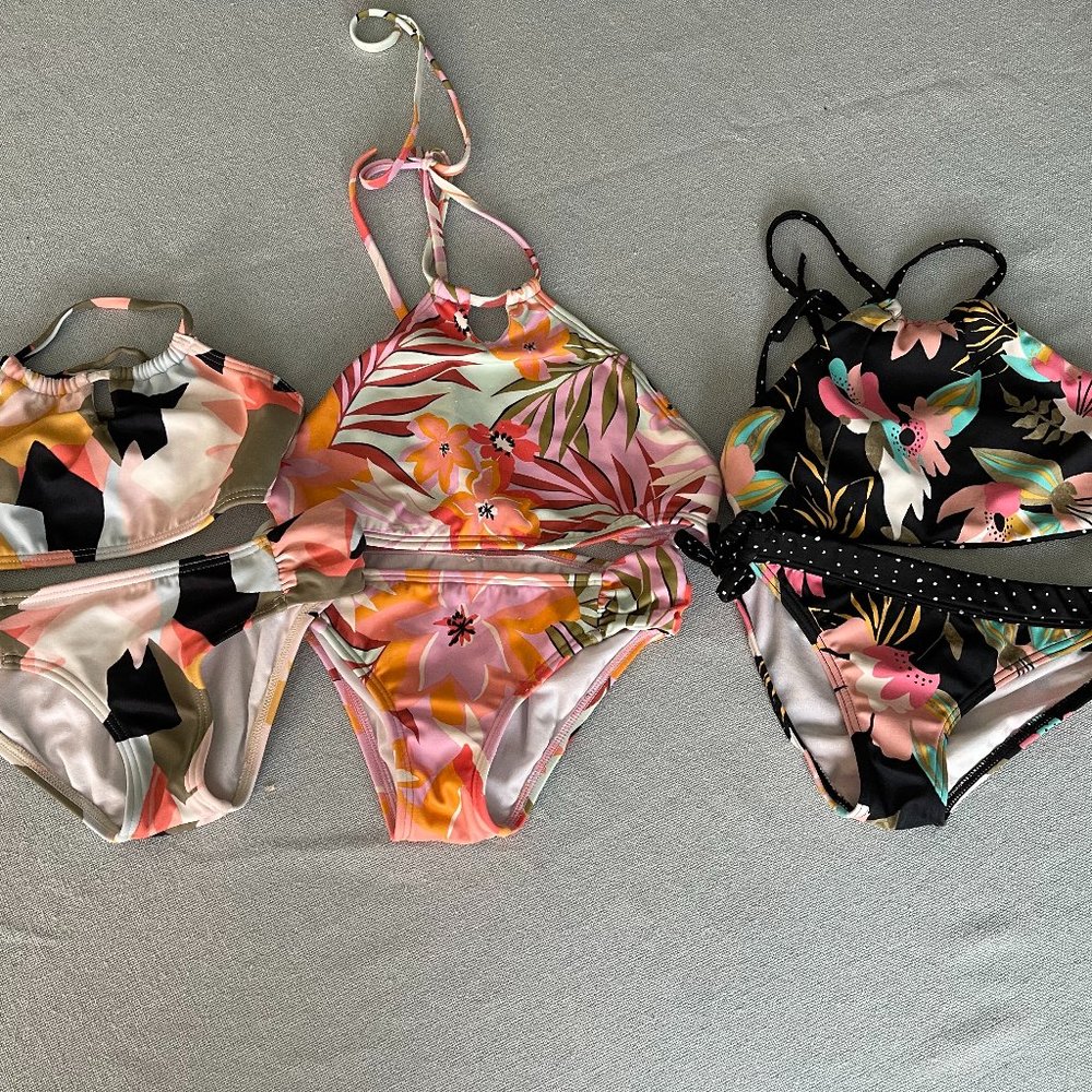 Girls Billabong Swimsuits, Bikini, Size 8